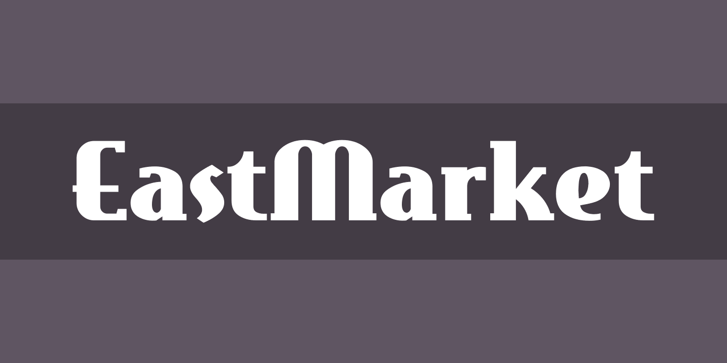 폰트 EastMarket